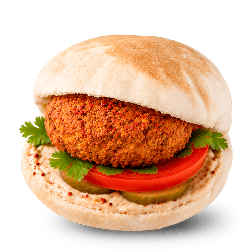 mini falafel pita