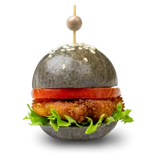 Mini Chicken Burger - Black Bun