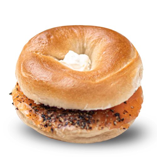 Smoked Salmon Cream Cheese Bagel