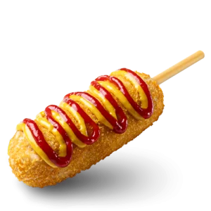 Cheese Corn Dog | sandwich of Beef frankfurter and Cheese