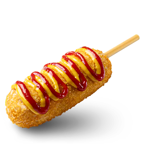 Cheese Corn Dog | sandwich of Beef frankfurter and Cheese