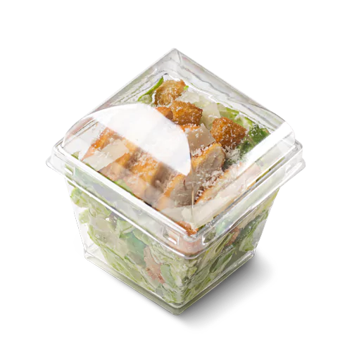 Chicken Caesar Salad | Closed Lid Cup