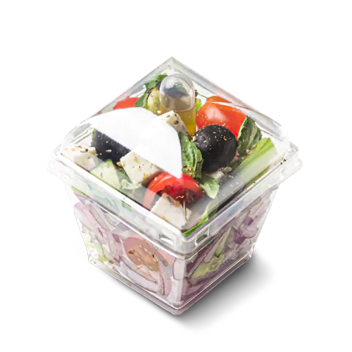 Greek Salad | Closed Lid Cup