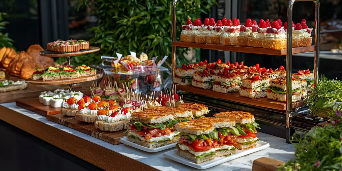 Luxury Catering of Mini Sandwiches