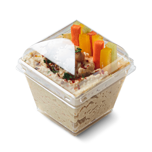 Houmous packed