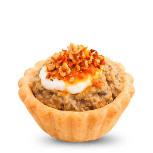 Kashke bademjan Tartlet