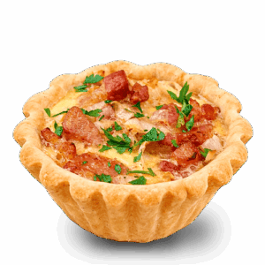 Mini Bacon and Leek Quiche