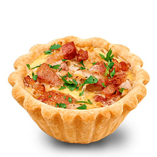 Mini Bacon and Leek Quiche