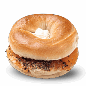 Mini Smoked Salmon Cream Cheese Bagel