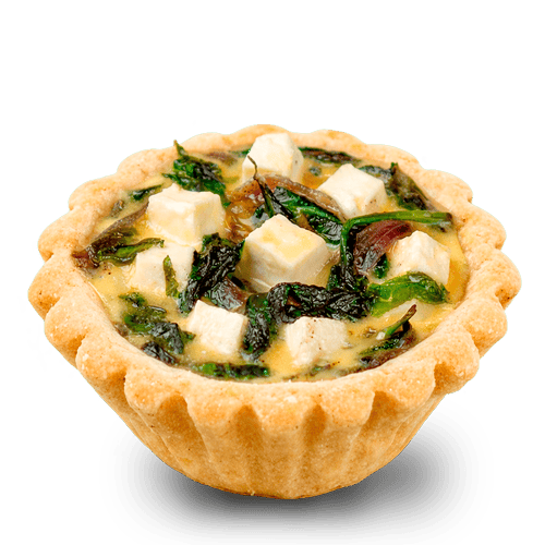 Mini Spinach and Feta Quiche