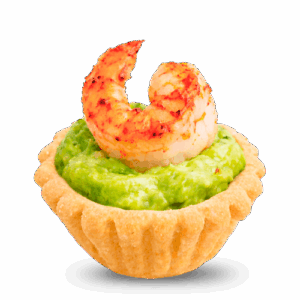 Prawn Guacamole Tartlet