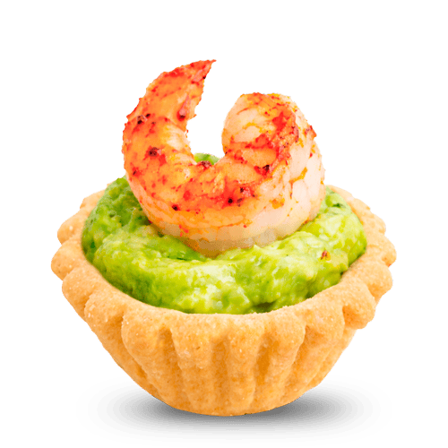 Prawn Guacamole Tartlet