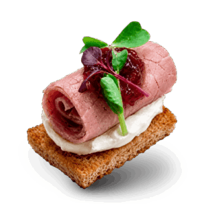 Roast Beef & Brie Crostini