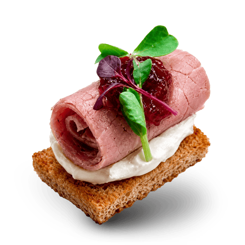 Roast Beef & Brie Crostini