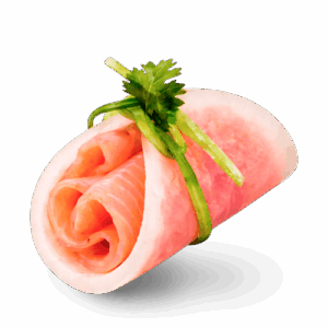 Salmon Radish Bite