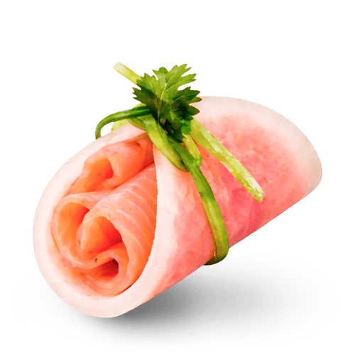 Salmon Radish Bite