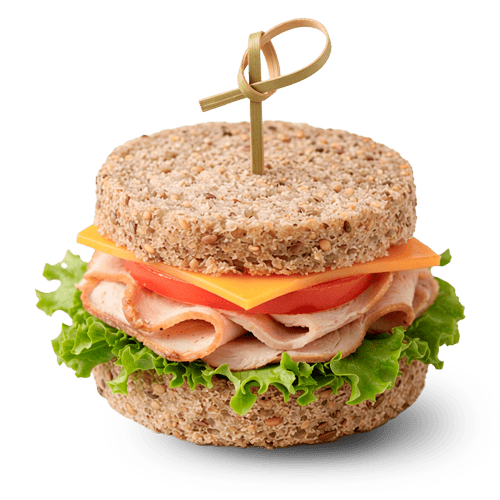 Gluten-Free Turkey & Cheddar Mini Sandwich