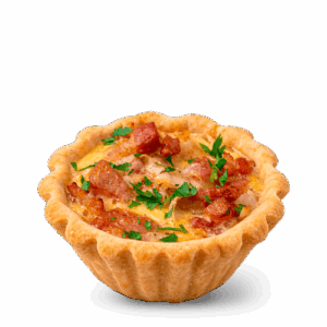 Mini Bacon and Leek Quiche