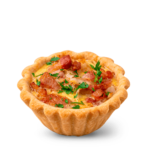 Mini Bacon and Leek Quiche