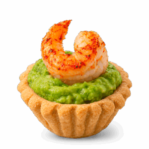 Prawn Guacamole Tartlet
