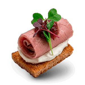 Roast Beef & Brie Crostini