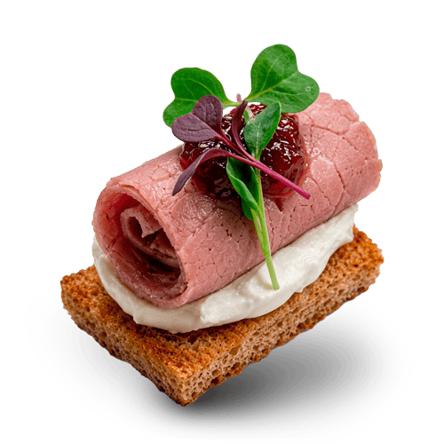 Roast Beef & Brie Crostini