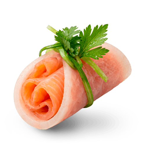 Salmon Radish Bite