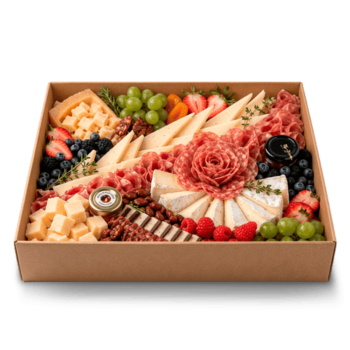 Signature Rosette Cheese & Charcuterie Grazing Box